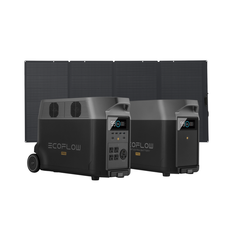 EcoFlow Delta Pro with Extra Battery - 7.2 kWh (Free Solar Panel)