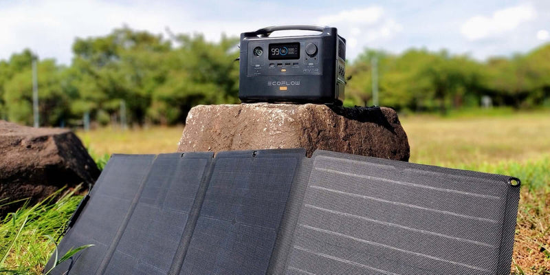 120W Solar Blanket & EcoFlow RIVER 2 Max Package NO US SALES TAX!
