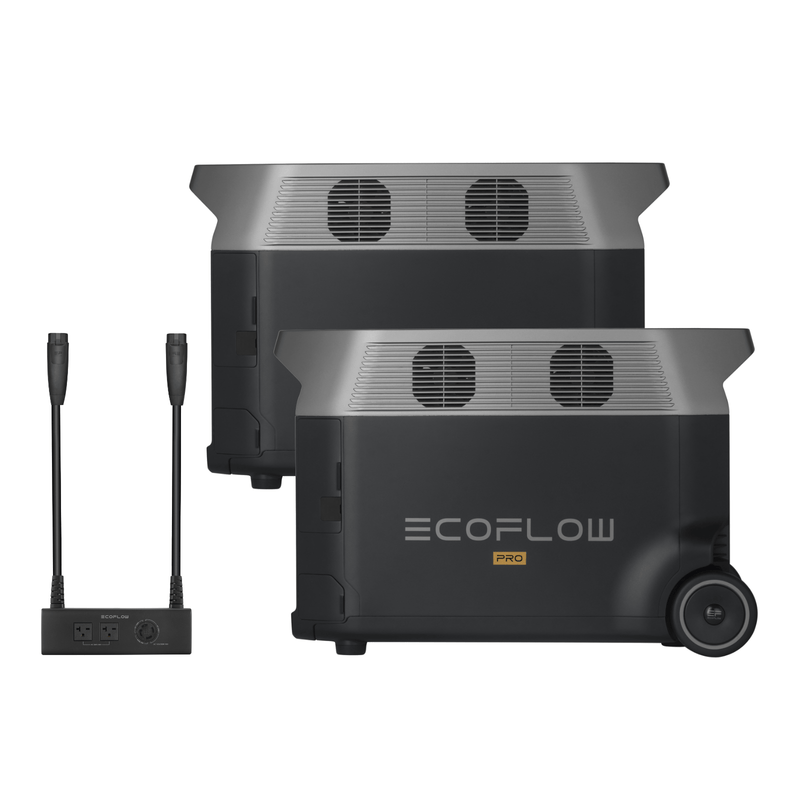 2 EcoFlow DELTA Pro (7200W and 240V Output) + Double Voltage Hub